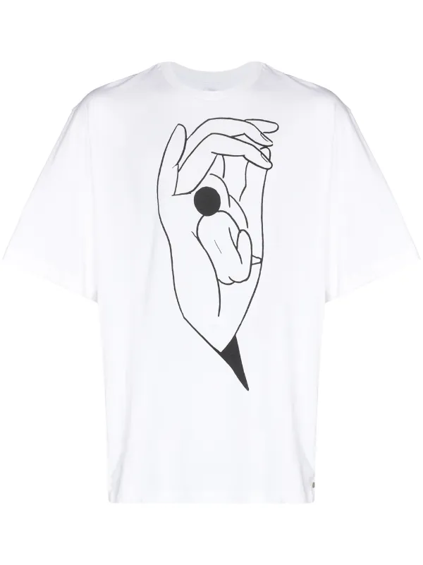 Lemaire graphic-print Cotton T-shirt - Farfetch