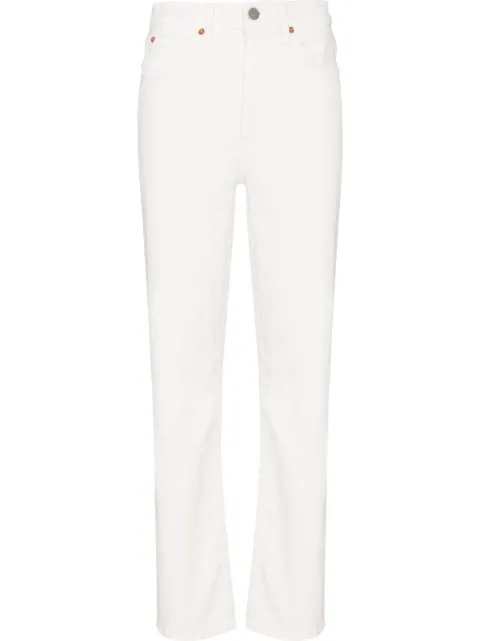 RE/DONE high-rise straight-leg jeans