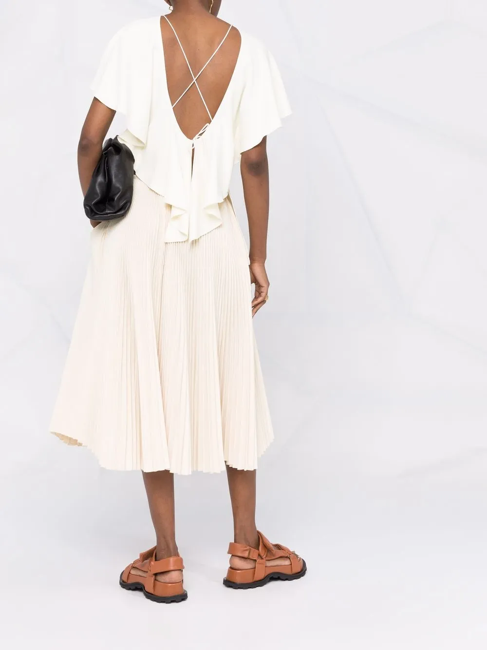 Victoria Beckham Flared blouse - Beige