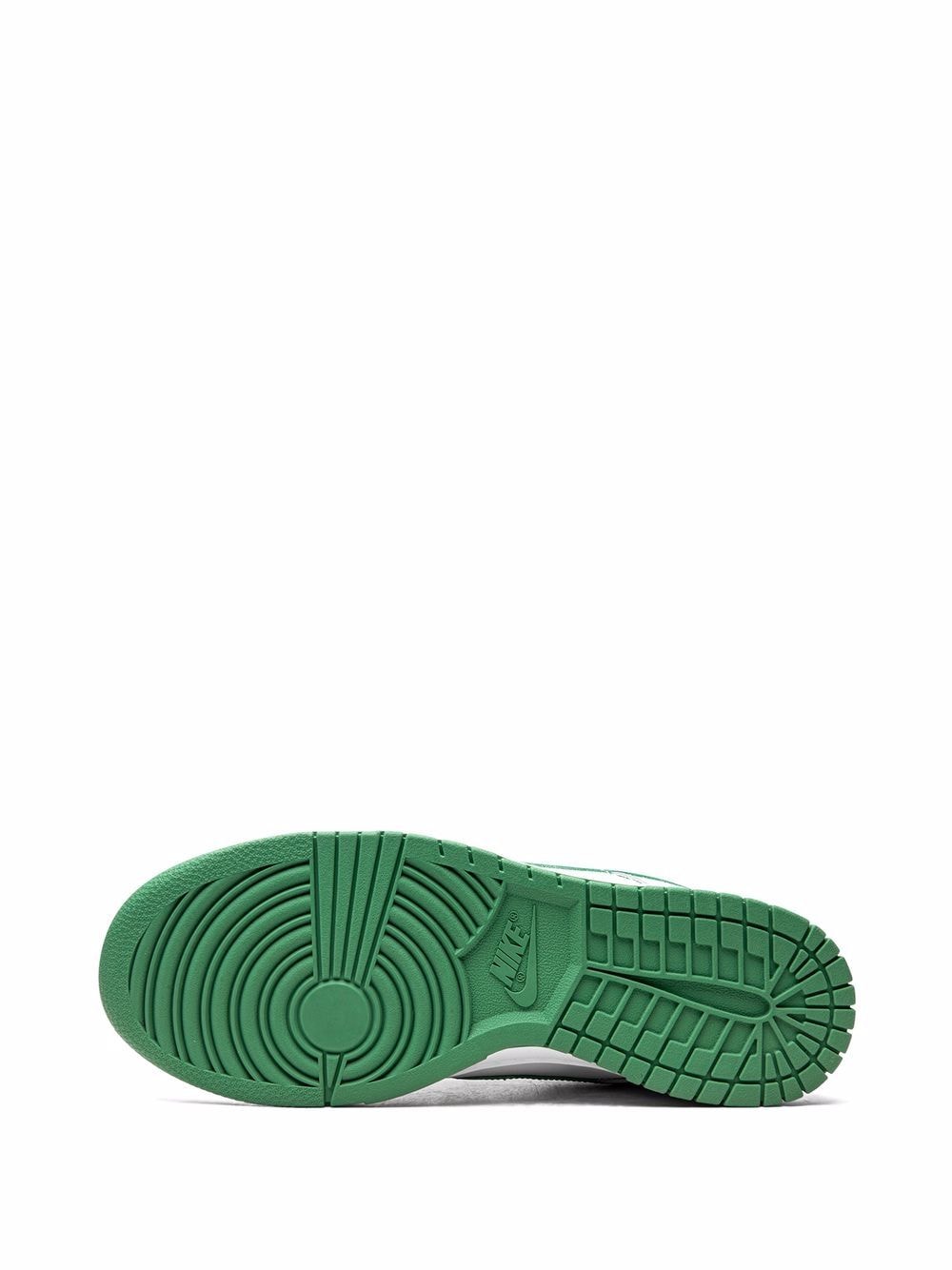 Shop Nike Dunk Low "green Noise" Sneakers In White