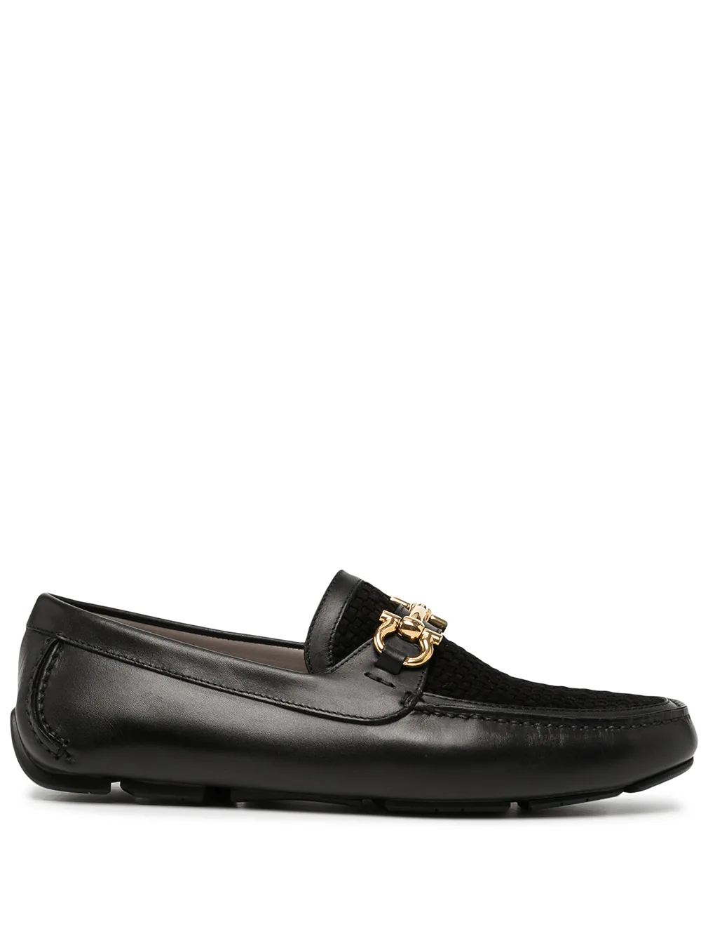 

Salvatore Ferragamo mocasines driver Gancini - Negro