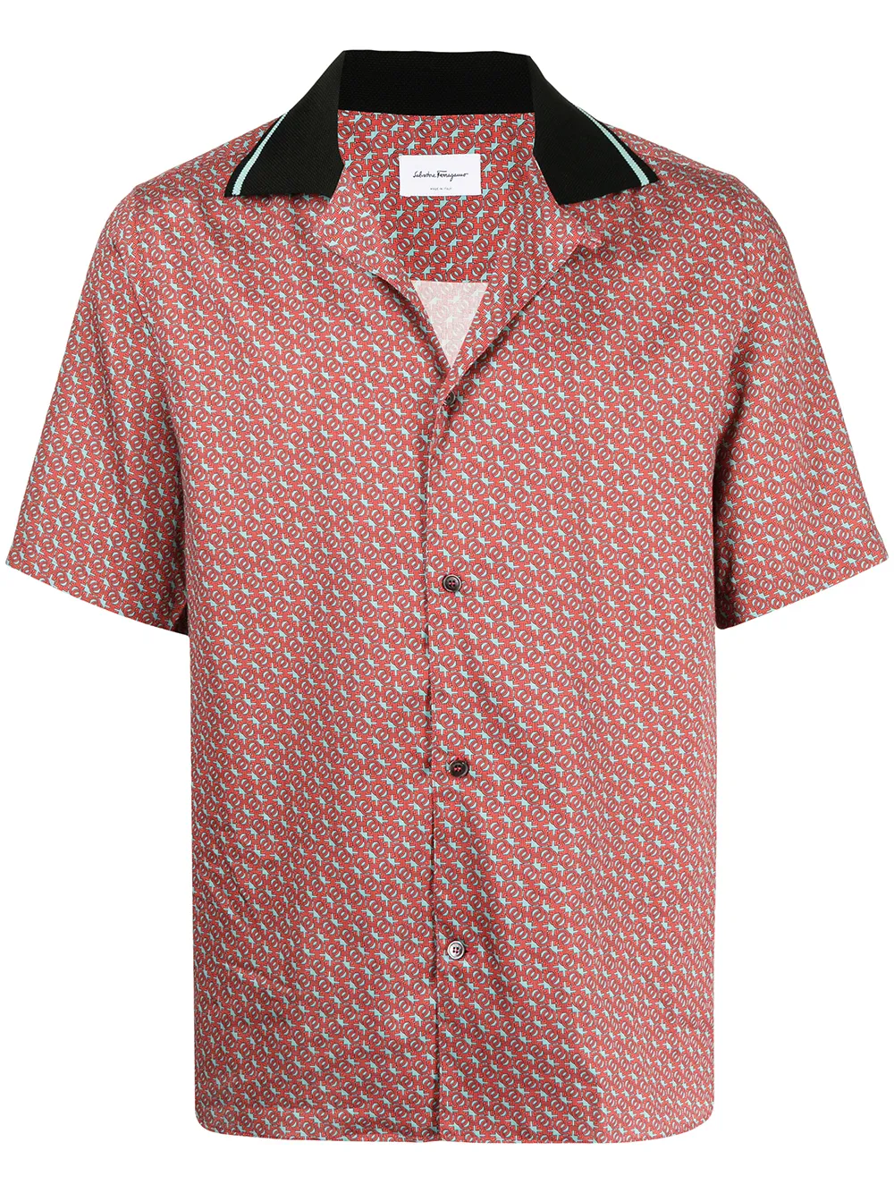 

Salvatore Ferragamo logo-print shirt - Red