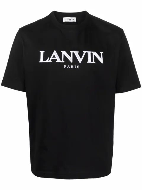 lanvin logo印花t恤