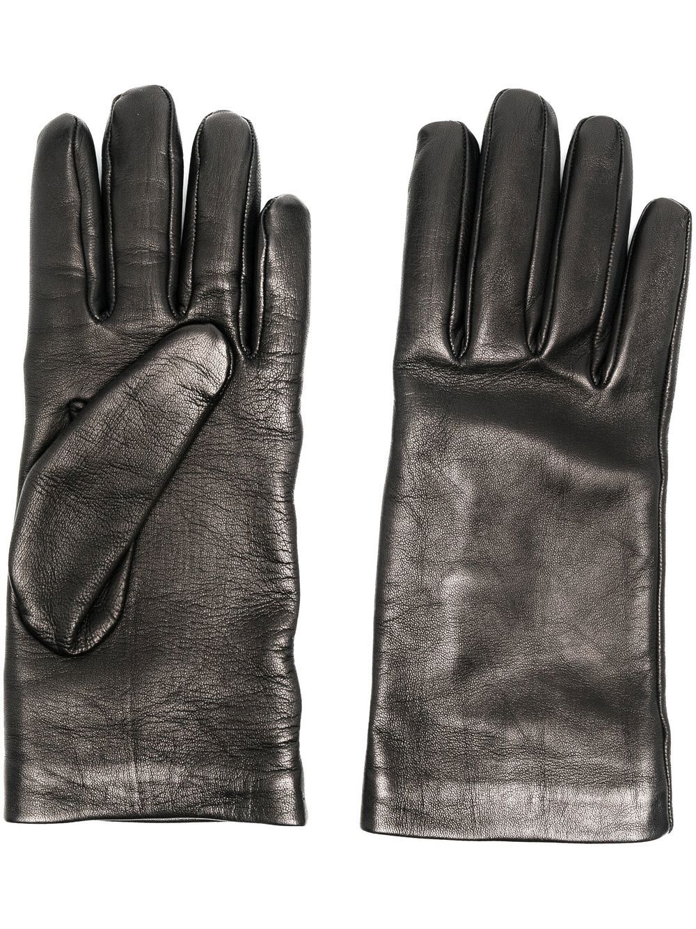 Balenciaga logo-print polished-finish Gloves - Farfetch