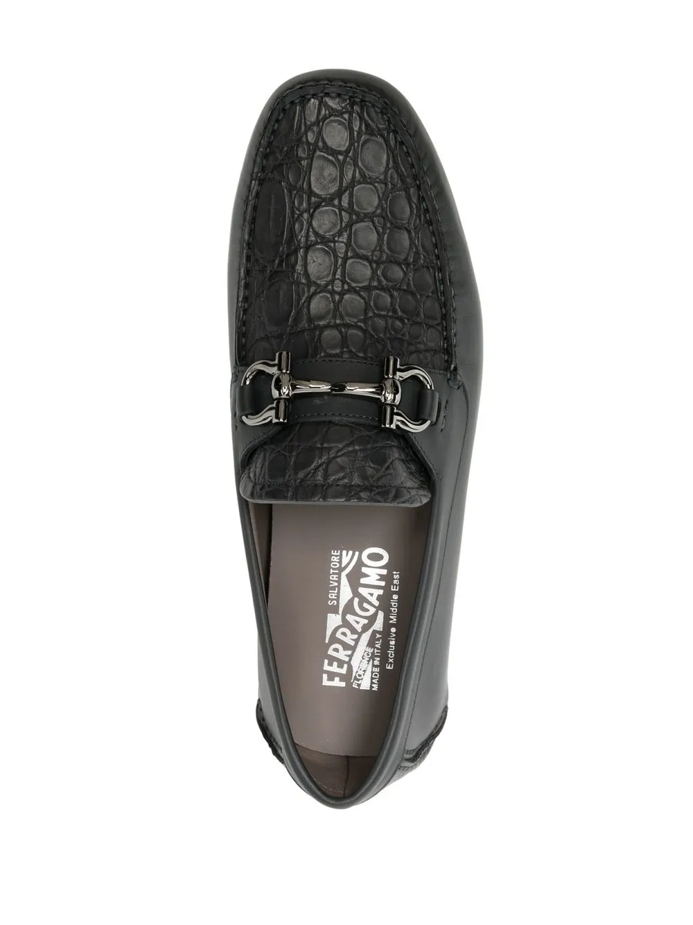 Salvatore Ferragamo Gancini-logo Driver 