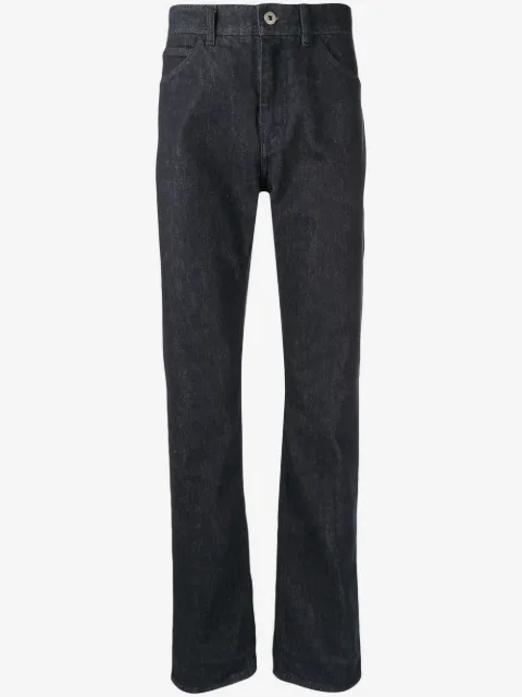Ferragamo Gancini-patch straight-leg jeans