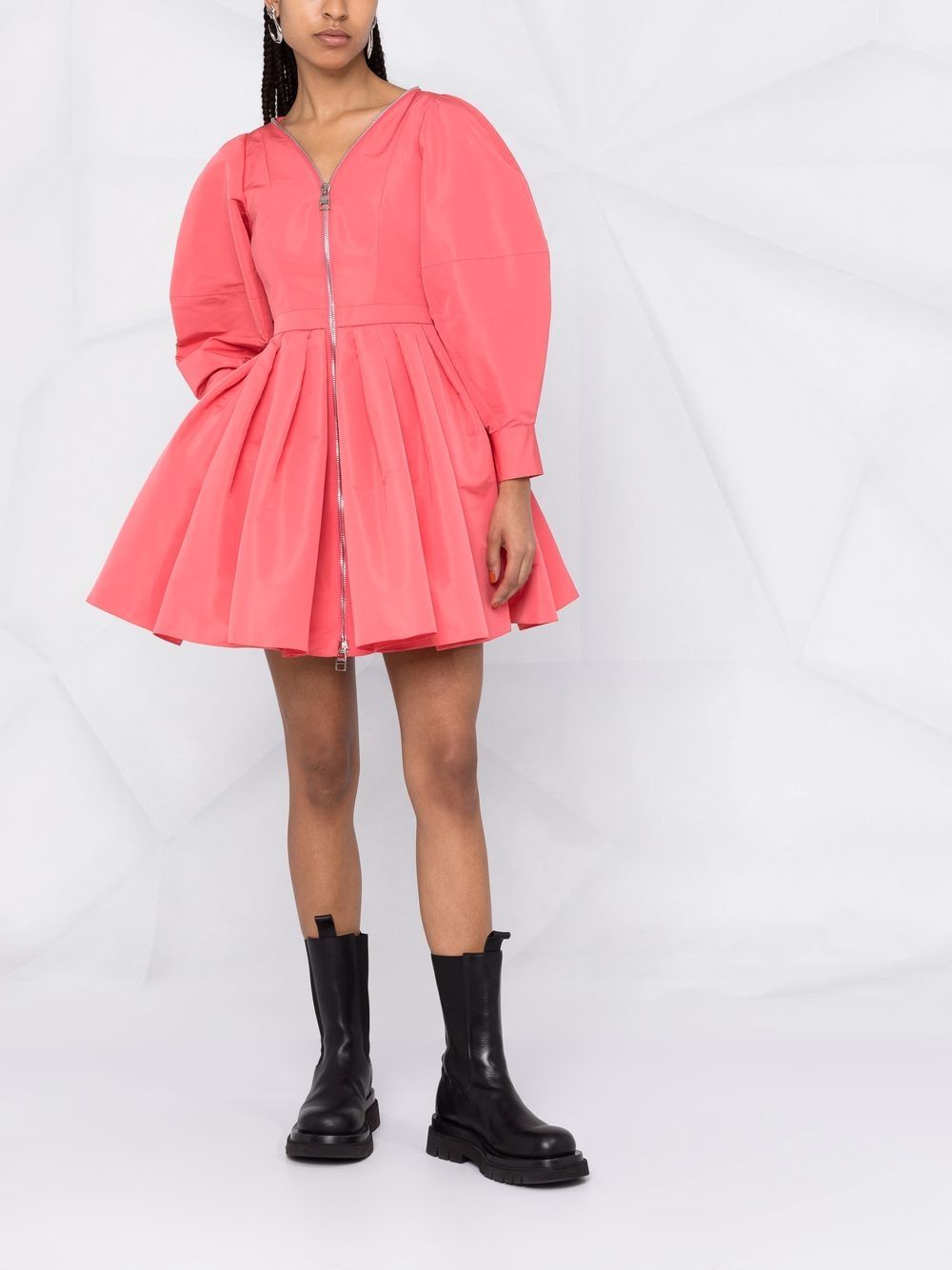 Alexander McQueen Mini-jurk met pofmouwen - Roze