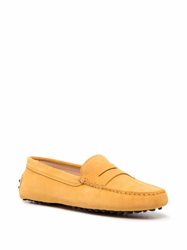 gommino suede loafers