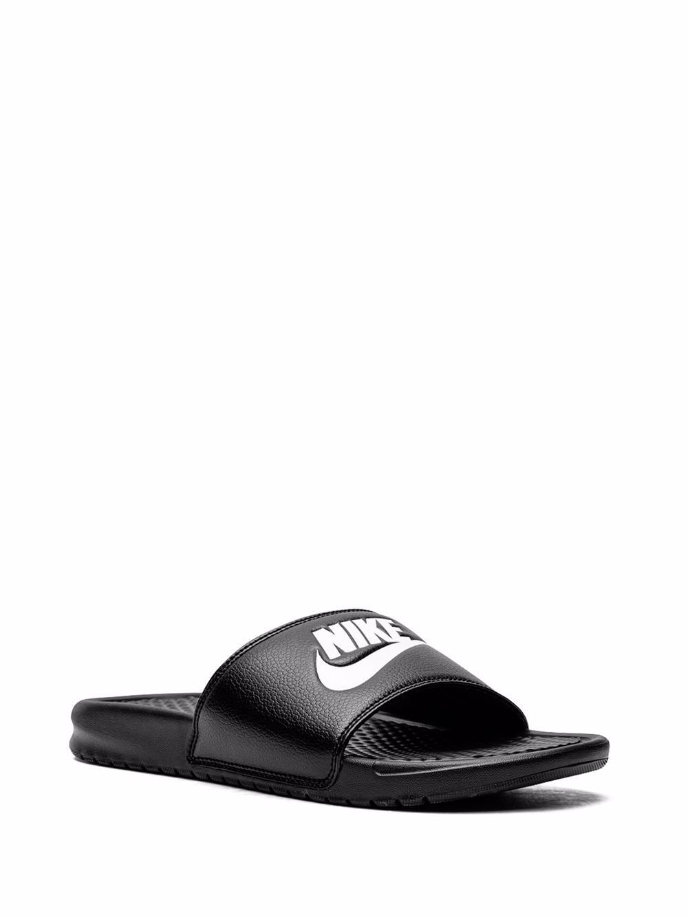 Shop Nike Benassi Jdi Slides In Schwarz