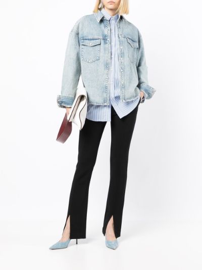 wardrobe nyc denim shirt