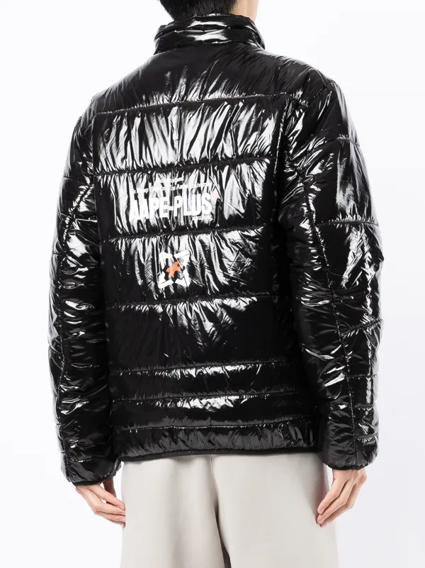 High shine puffer jacket hotsell men