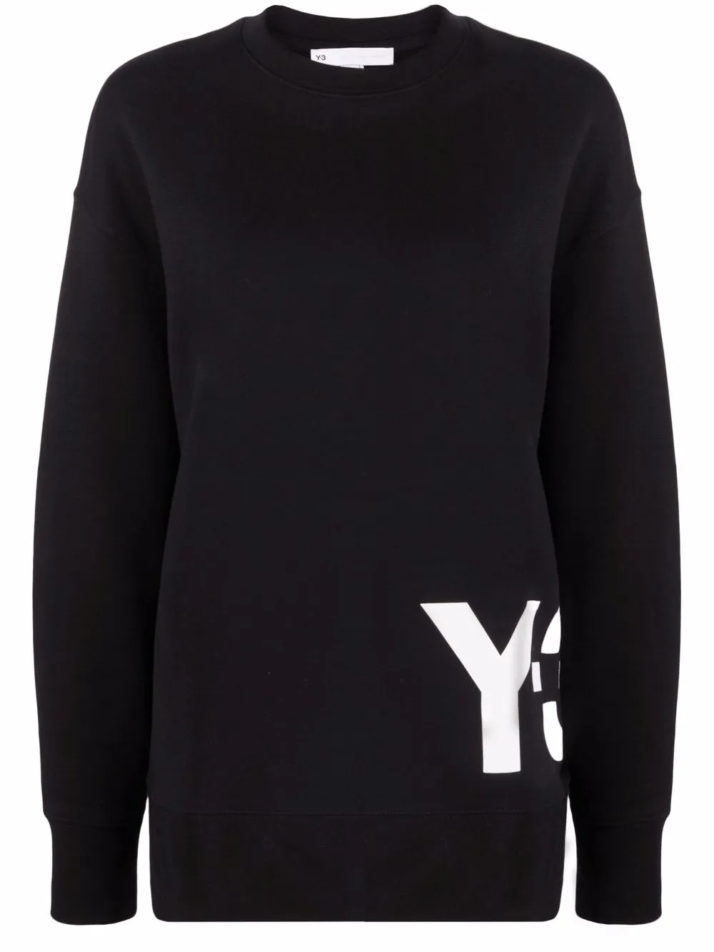 

Y-3 sudadera con logo estampado - Negro