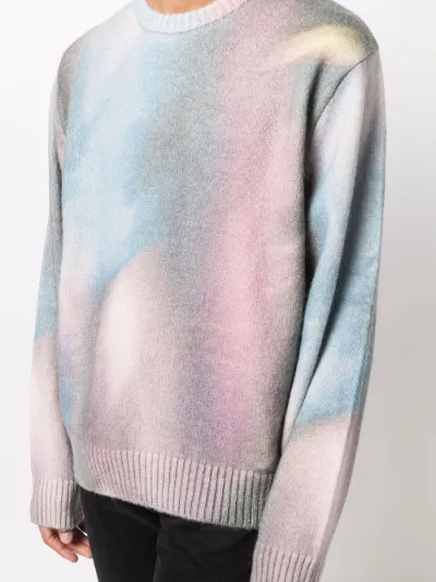 Stüssy tie-dye pattern long-sleeved 