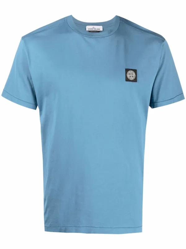 Stone Island logo-patch cotton T-shirt 