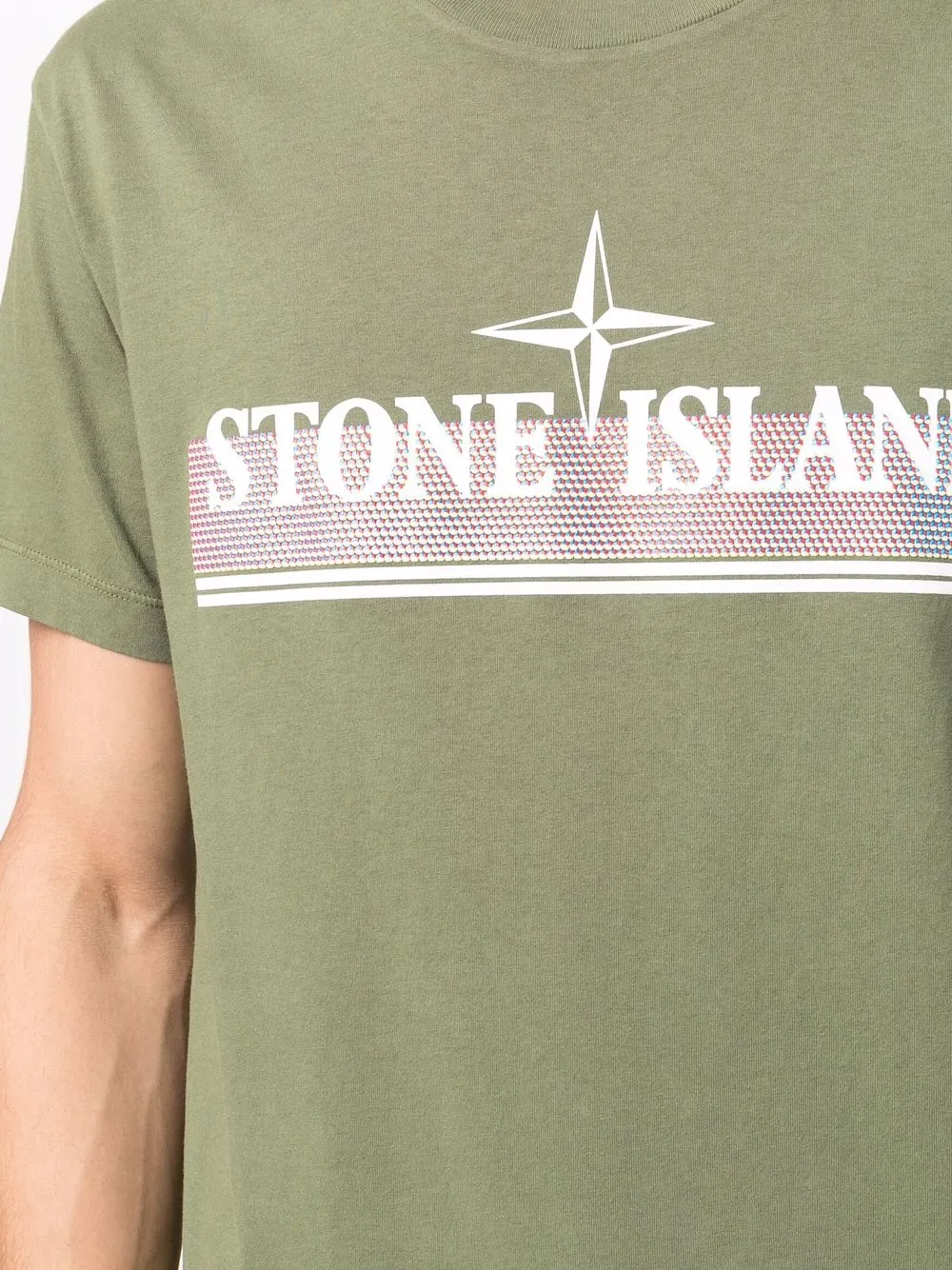 фото Stone island футболка с логотипом