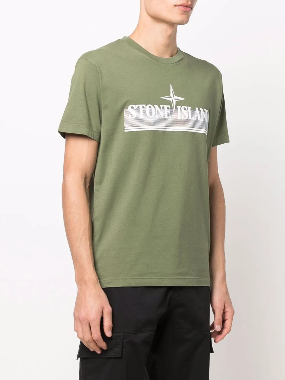 фото Stone island футболка с логотипом