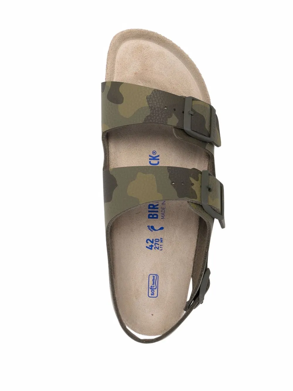 фото Birkenstock сандалии с камуфляжным принтом и пряжками