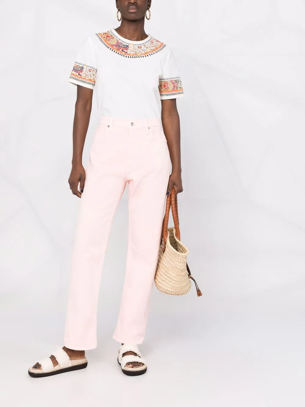 фото Etro футболка с принтом