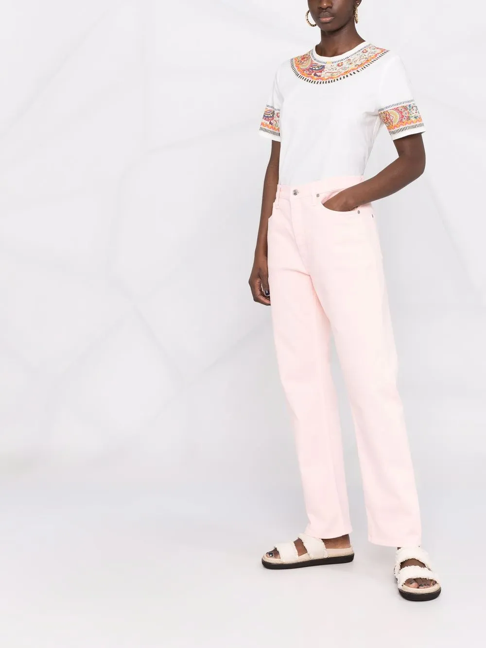 фото Etro футболка с принтом