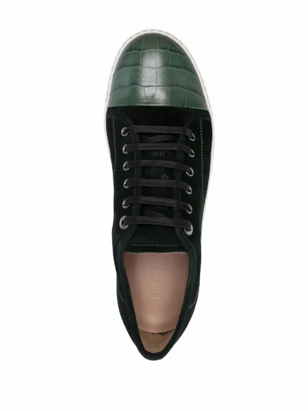 lanvin crocodile sneaker