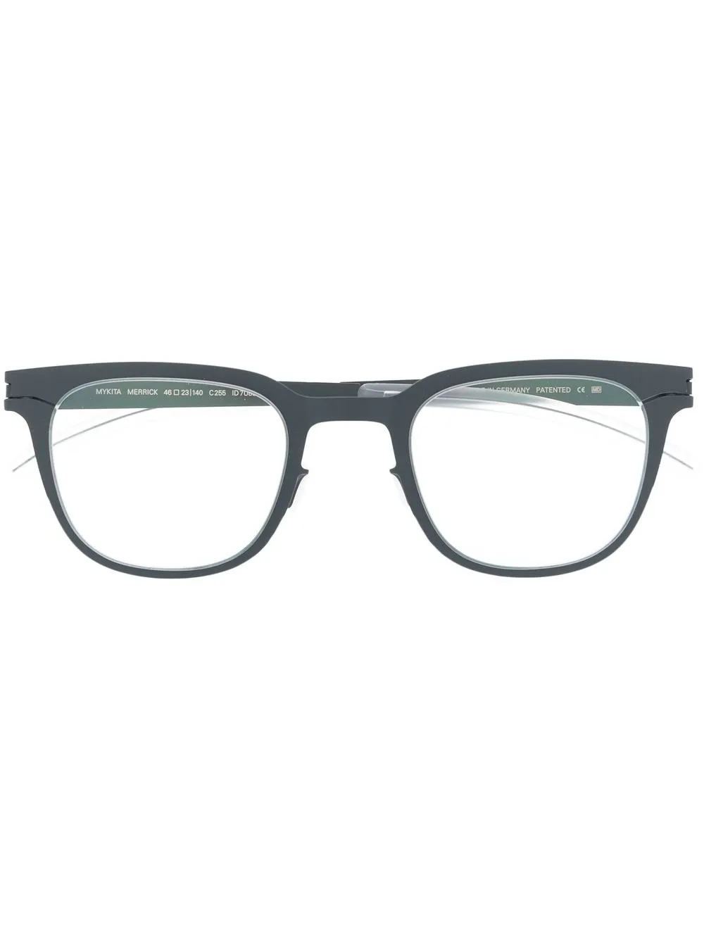 

Mykita matte-finish square-frame glasses - Grey