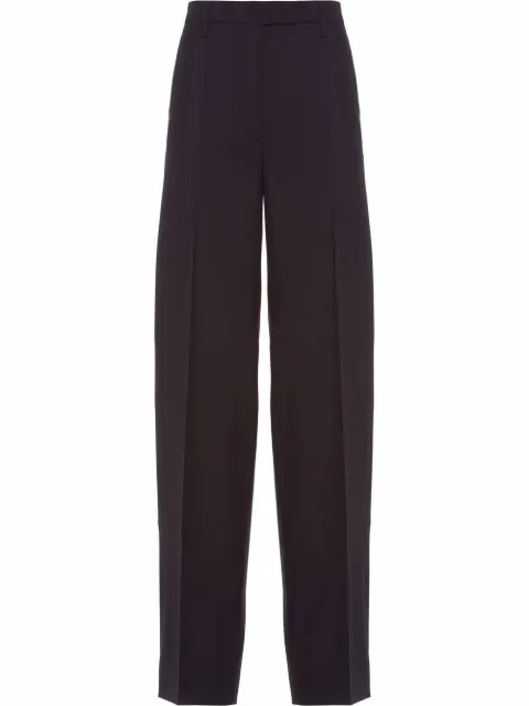 Prada Kid wide-leg tailored trousers 