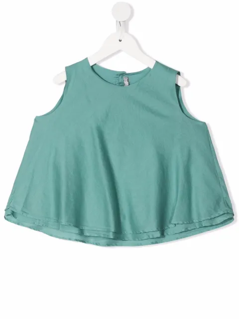 Il Gufo double-layer cotton tank top