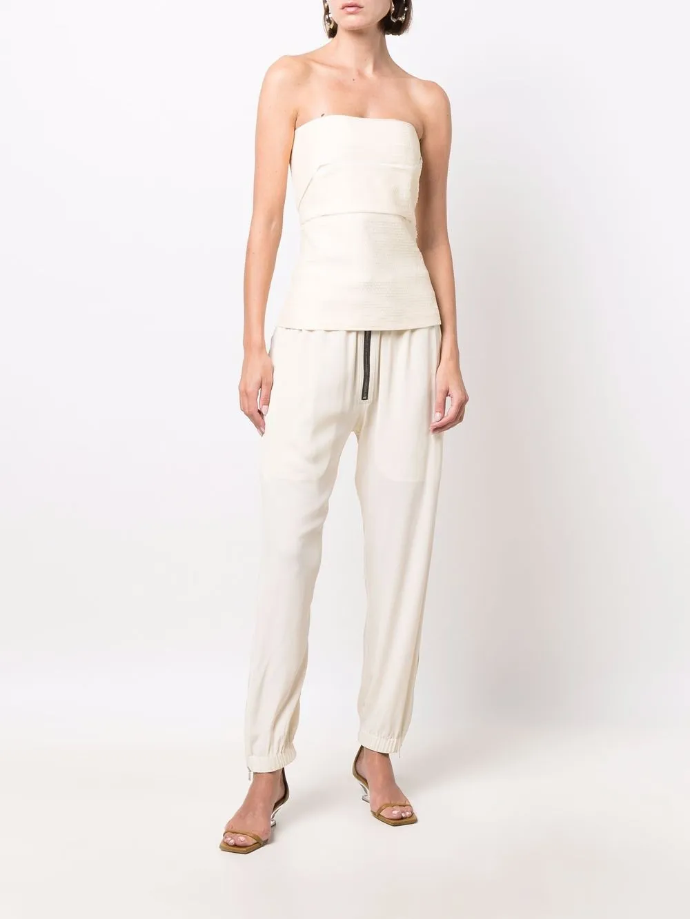 Rick Owens Strapless top - Beige