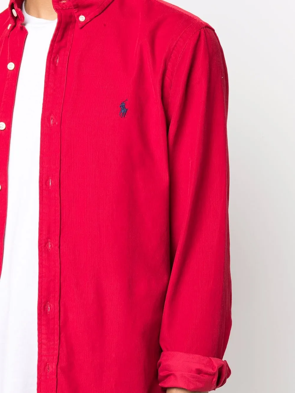 фото Polo ralph lauren рубашка с вышитым логотипом
