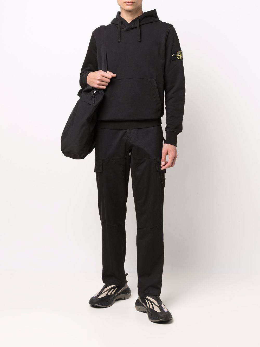 фото Stone island толстовка с нашивкой-логотипом