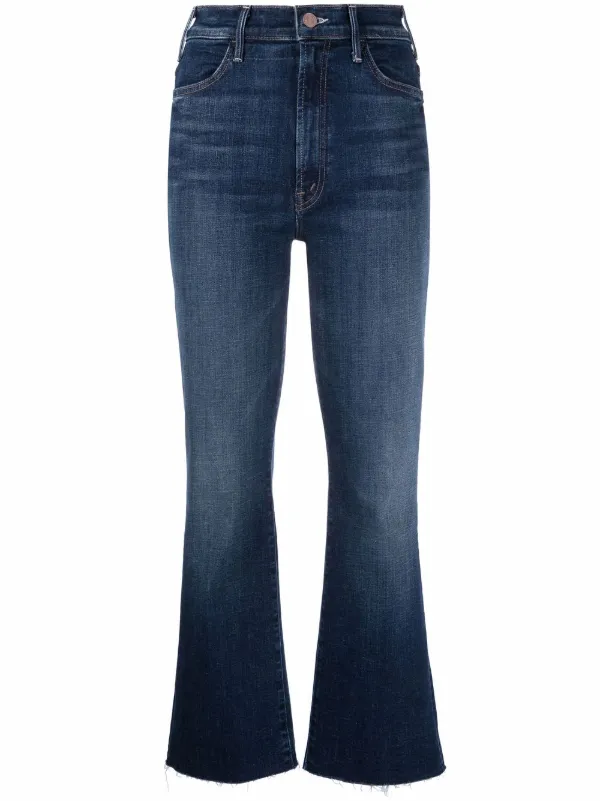 Shop MOTHER flared denim jeans with 