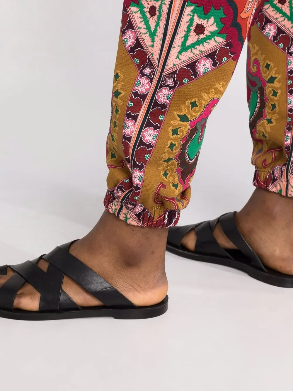 фото Etro спортивные брюки с принтом пейсли