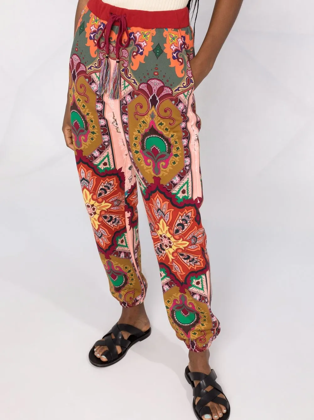 фото Etro спортивные брюки с принтом пейсли