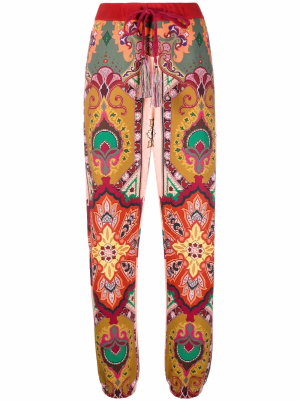 ETRO paisley-print Cotton Track Pants 