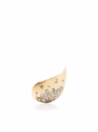 Nada Ghazal 18kt Yellow Gold Fuse Glamour Diamond Single Earring