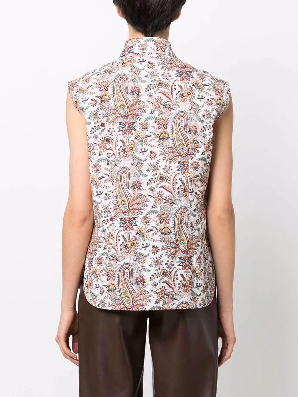 фото Etro рубашка с принтом пейсли