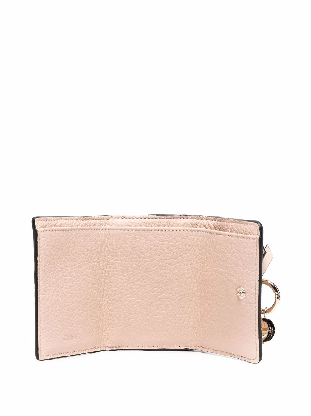 Chloé Tri-fold Mini Wallet In Pink