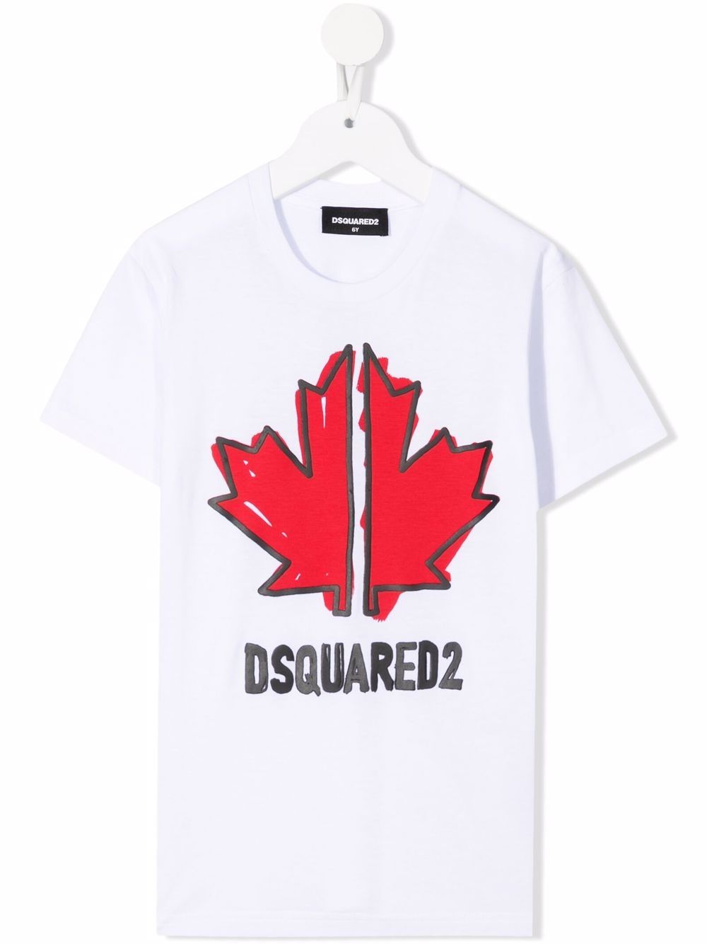 фото Dsquared2 kids футболка с логотипом