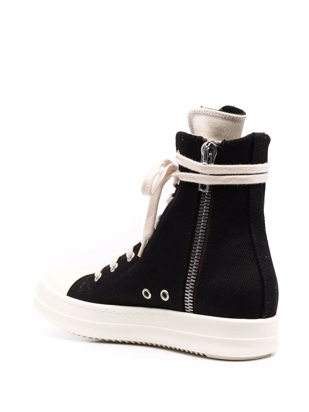 фото Rick owens drkshdw высокие кеды на шнуровке
