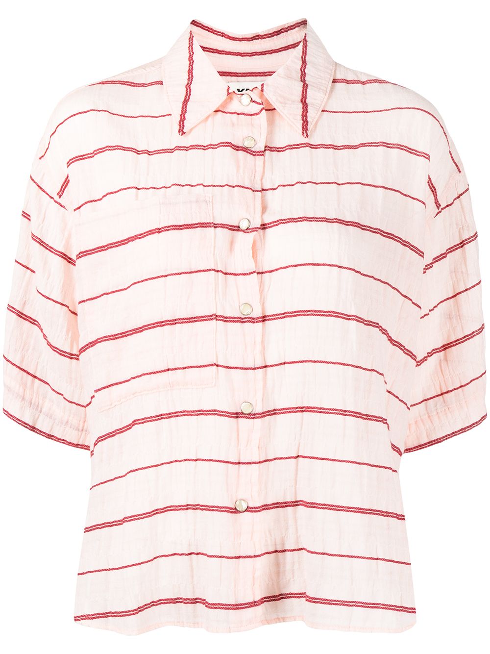 

YMC Eva striped shirt - Pink