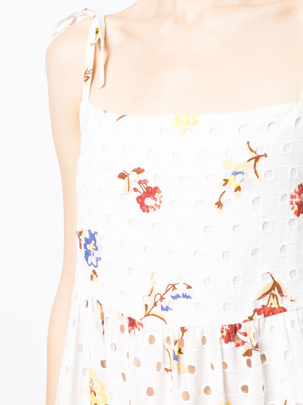 фото Ymc платье миди pamela с цветочным принтом