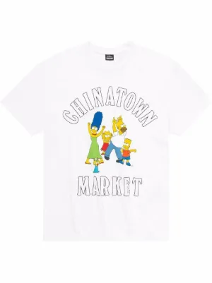 Off white x simpsons tee hot sale