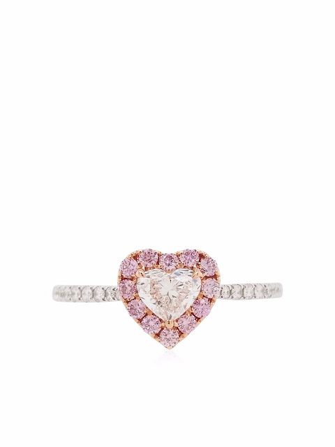 HYT Jewelry 18kt gold Argyle Pink diamond engagement ring