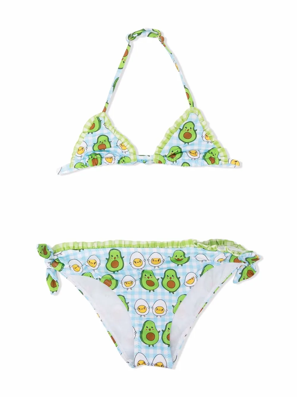 

MC2 Saint Barth Kids bikini con estampado Honey Cl+assic - Azul