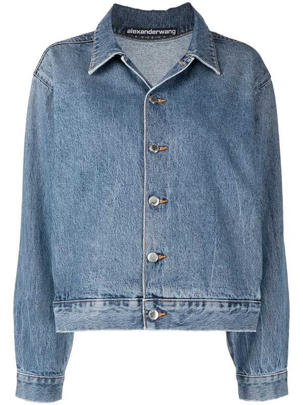 Alexander Wang button-up denim jacket 