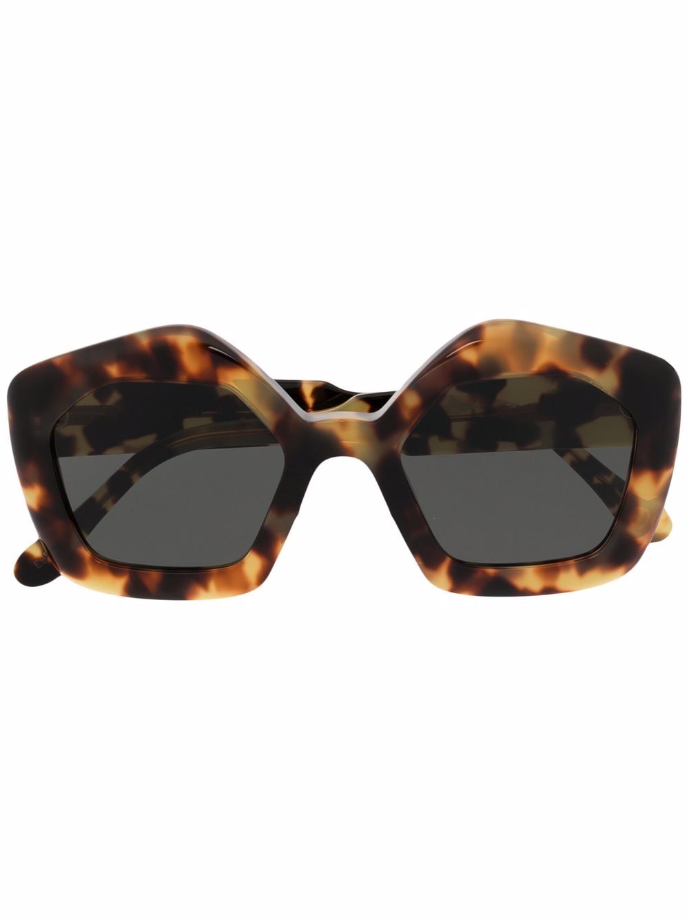 фото Marni eyewear солнцезащитные очки в оправе черепаховой расцветки