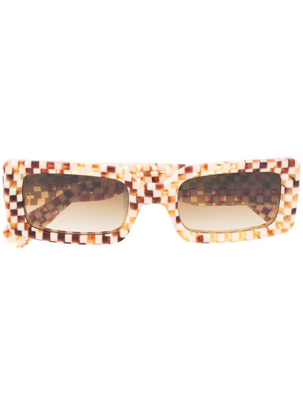 фото Etnia barcelona солнцезащитные очки kubrick в прямоугольной оправе