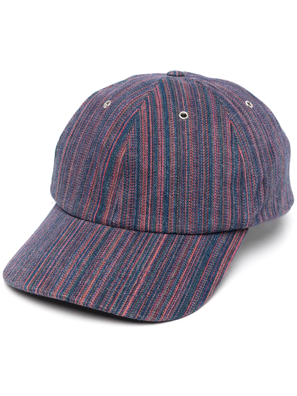 

YMC gorra con motivo de rayas - Morado