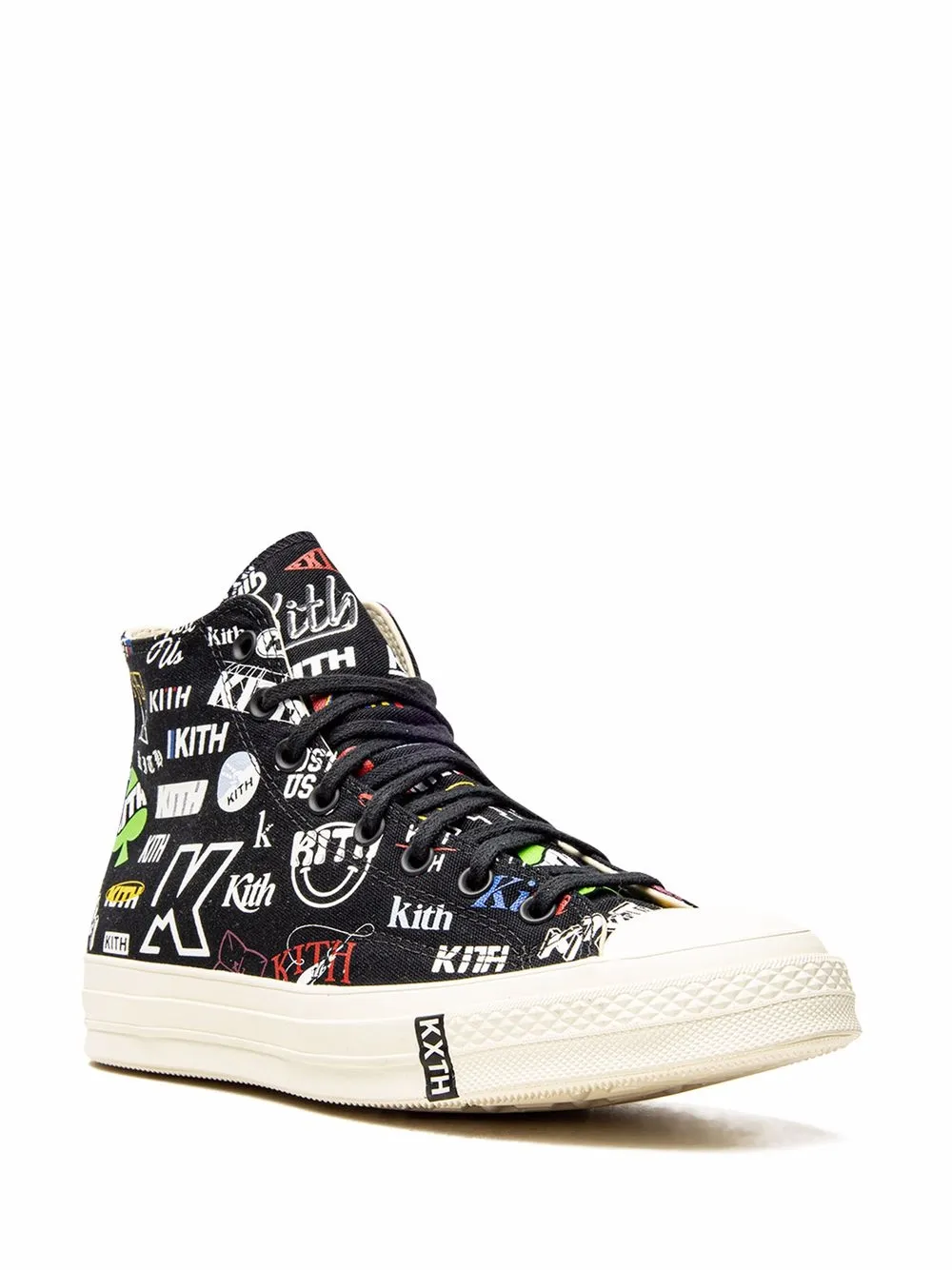 Converse "x Kith Chuck 70 ""Black"" high-top sneakers" - Zwart