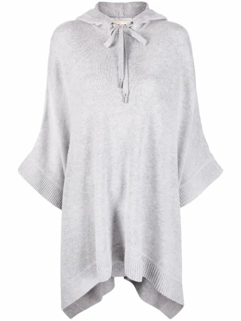 Michael Michael Kors fine-knit hooded cape
